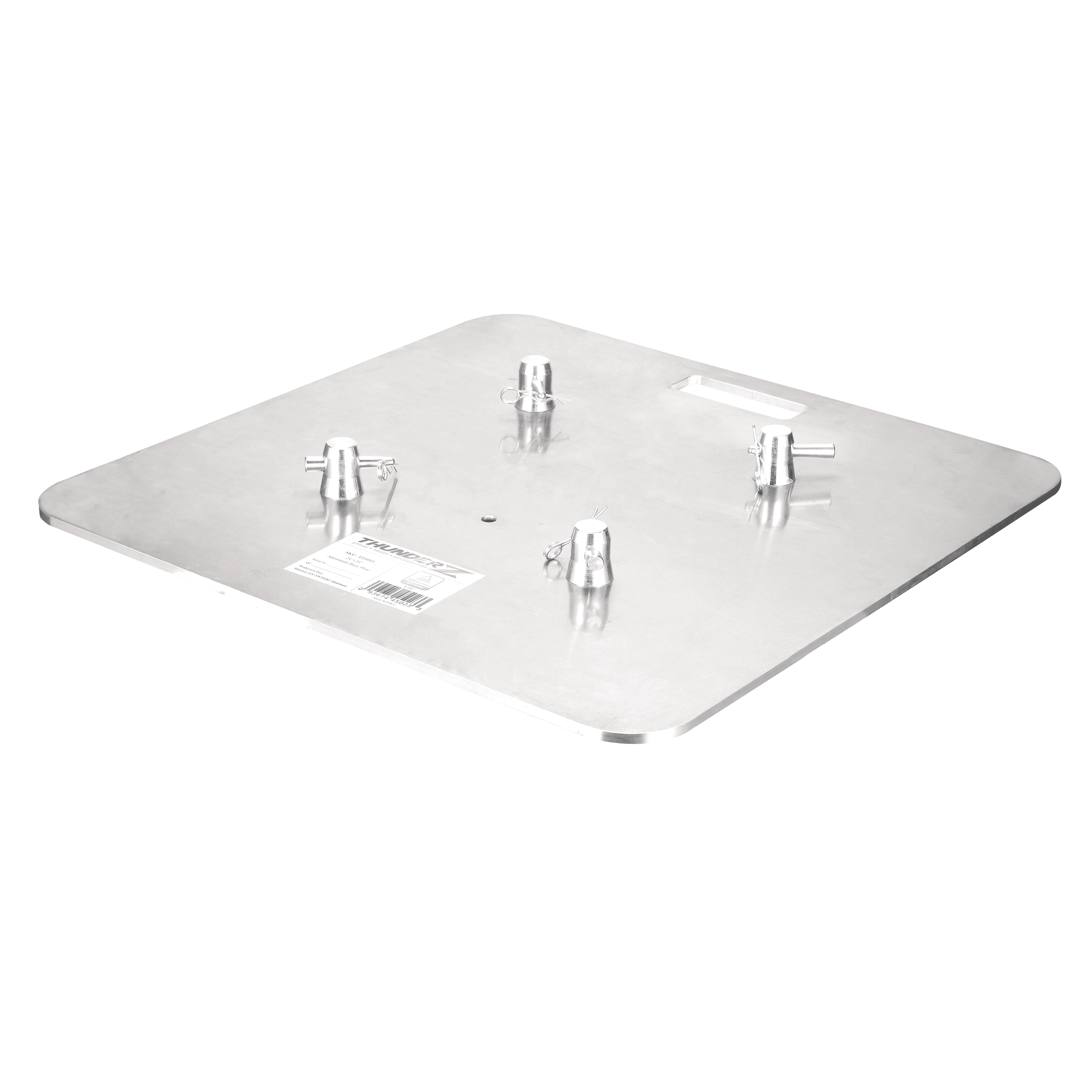 24x24 inch Aluminum TZ34 Square Truss Base Plate - JMAZ Lighting