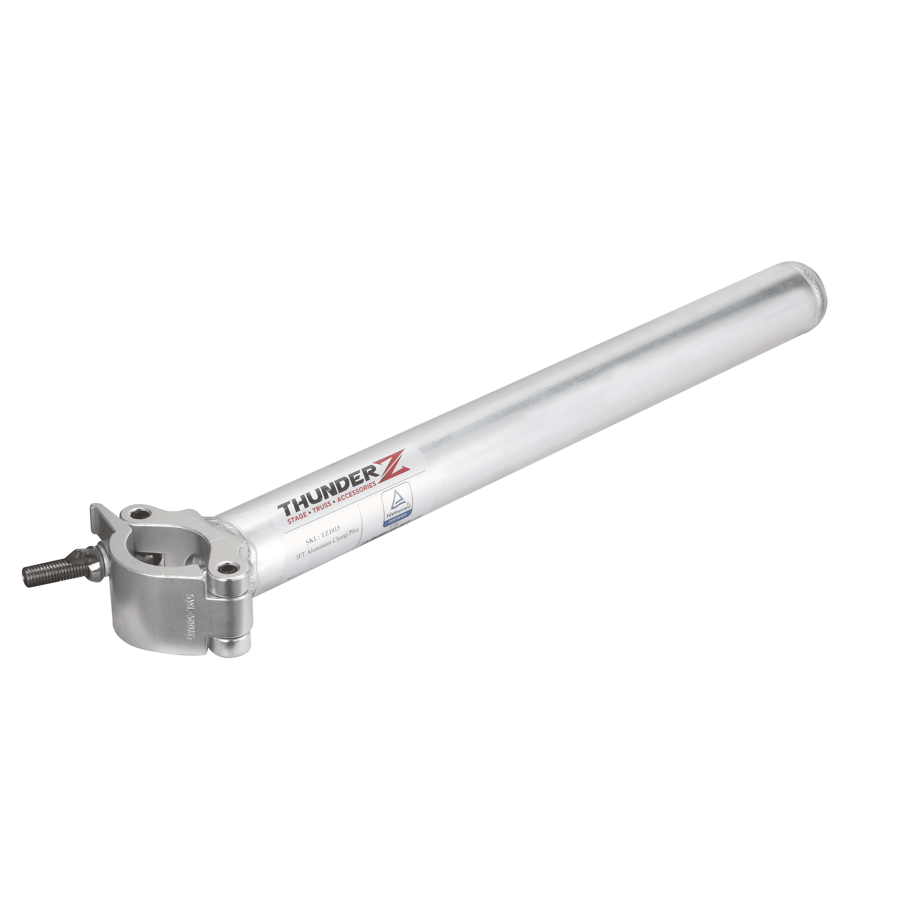 3FT Aluminum Clamp Post - JMAZ Lighting
